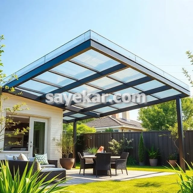 سقف حیاط خلوت در جنوب تهران