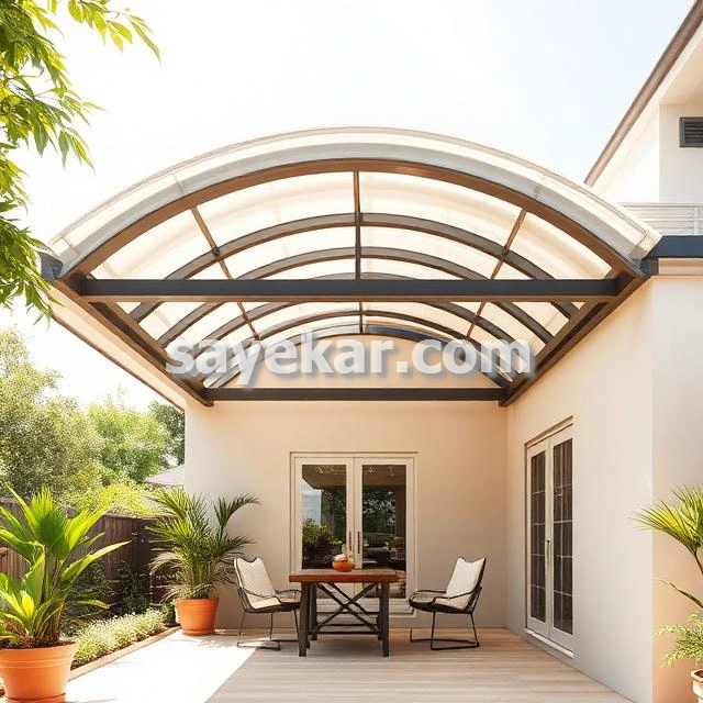 سقف هلالی PVC با بهترین متریال