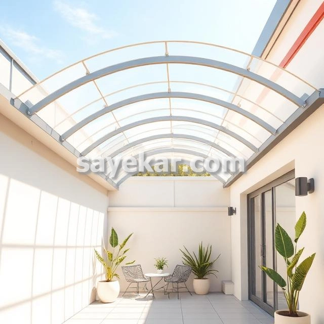 سقف هلالی با قیمت مناسب و ضمانت نصب