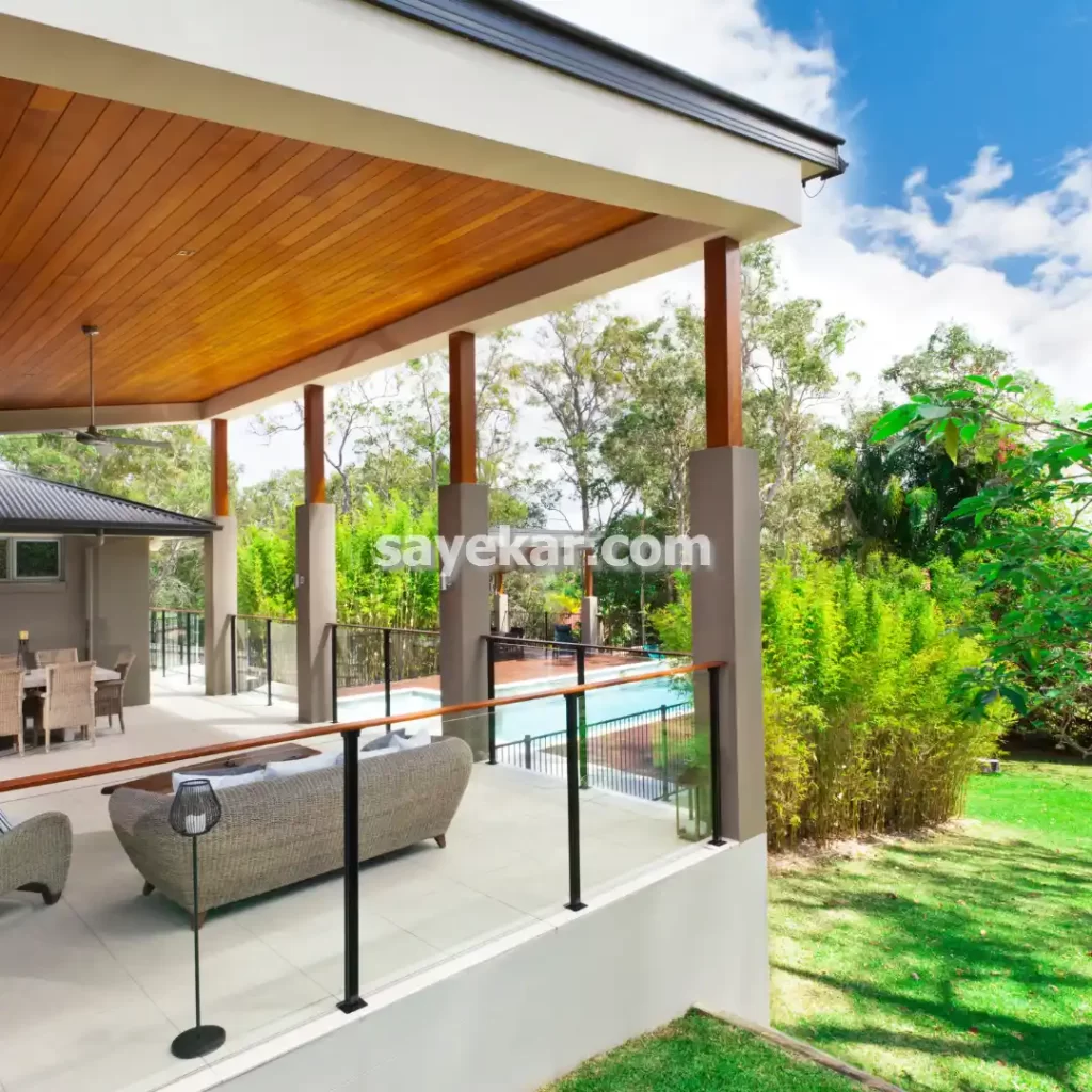 سقف هلالی برای حیاط خلوت در تهران