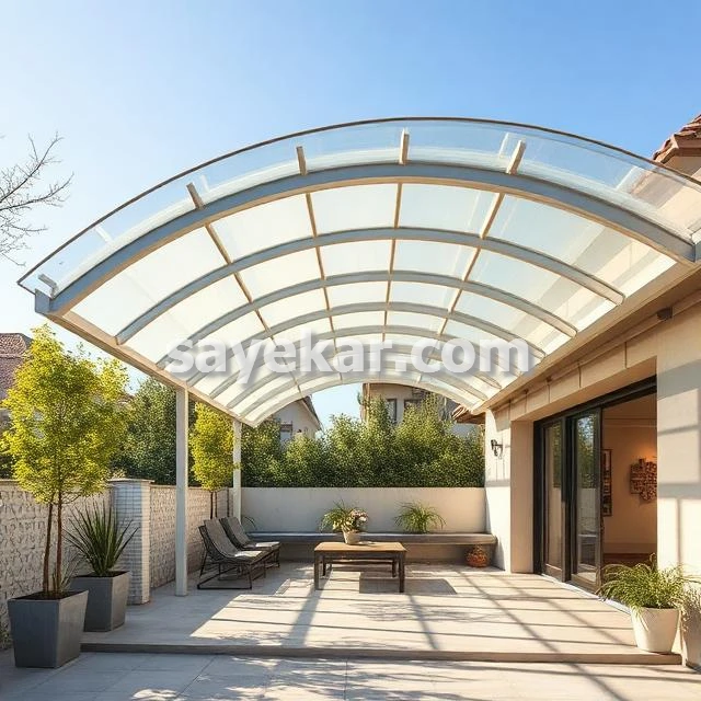 سقف هلالی شیک برای فضای داخلی