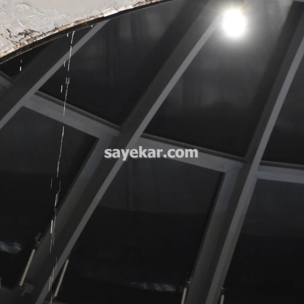 تعمیر سقف حیاط خلوت در تهران